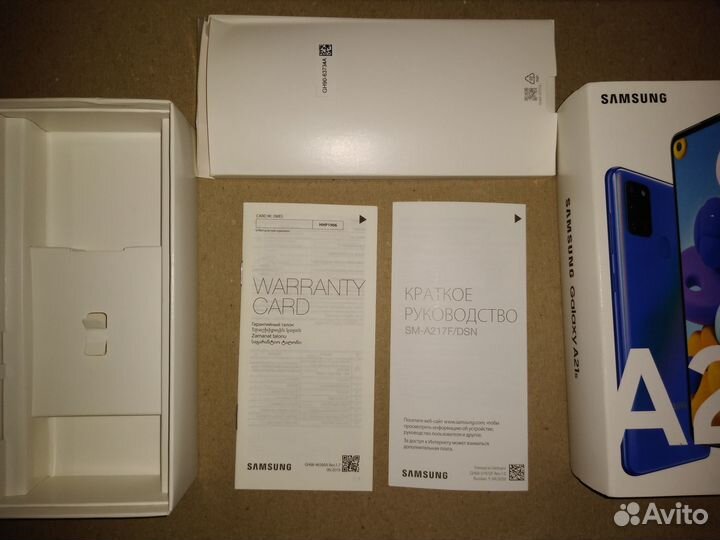 Коробка Samsung A21s