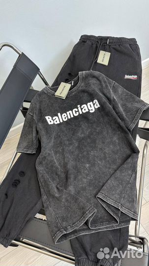 Balenciaga футболка черная варенка (New 2024)