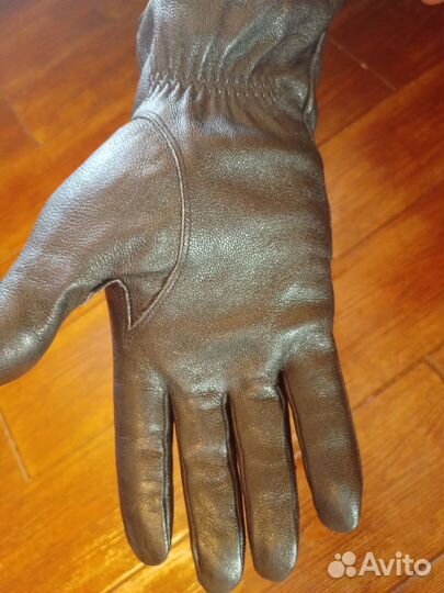 Мужские кожаные перчатки (демисезон, новые)