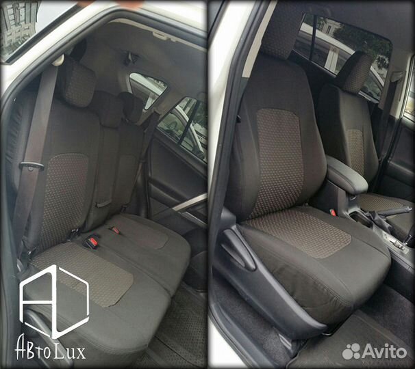 Авточехлы «Турин» из экокожи Toyota RAV 4