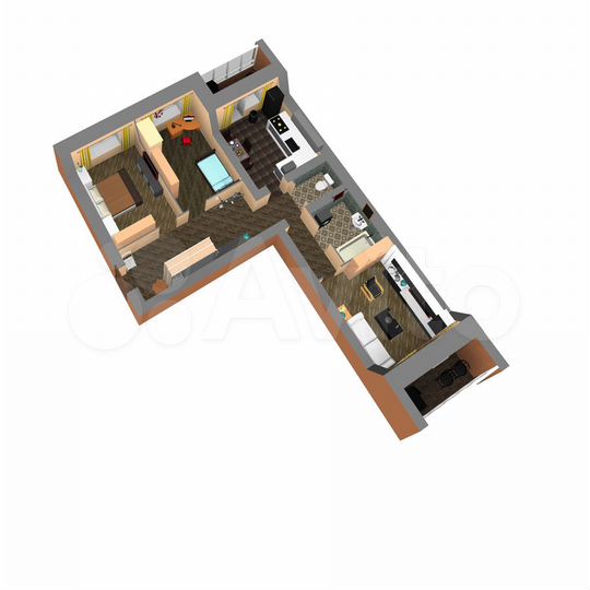 3-к. квартира, 79,8 м², 3/12 эт.