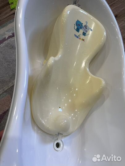 Ванночка и горка для купания новорожденного