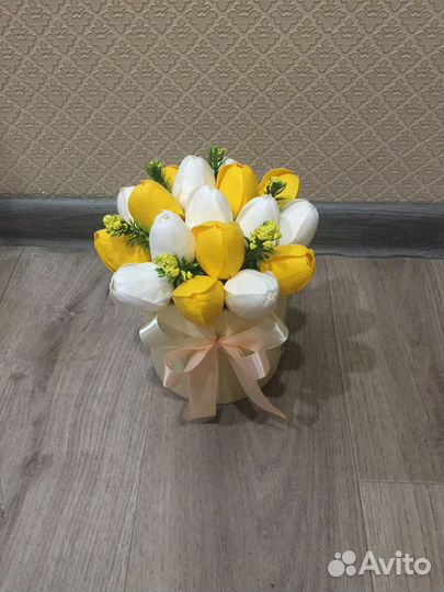 Букеты из мыльных роз ко дню воспитателя