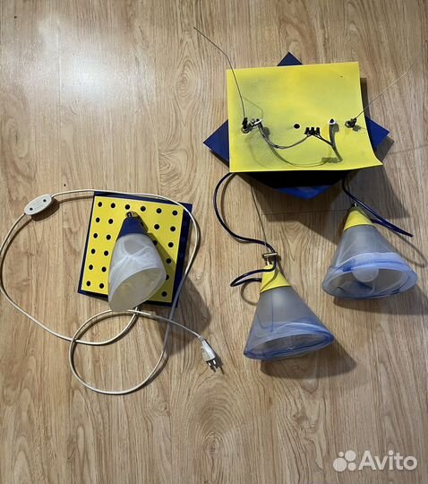 Люстра и ночник в детскую комнату