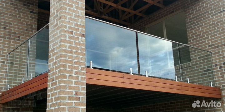 Стеклянные ограждения для террас под ключ