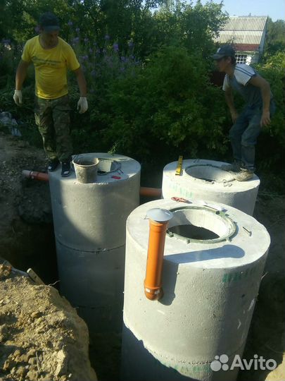 Кольца жби для бетонного септика и канализации