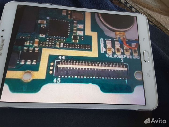 Коннектор 45 pin под шлейфы тачскринов и дисплеев