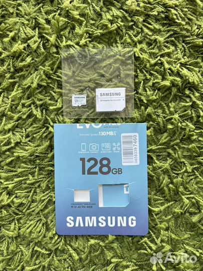 Карта памяти Samsung EVO Plus 128 гб