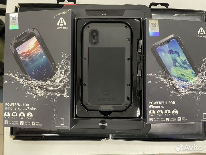 Мощный противоударний чехол для iPhone XS