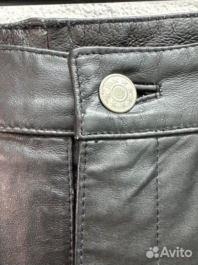 Брюки мужские из натуральной кожи 50-52 новые