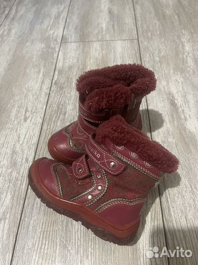 Детские теплые ботинки