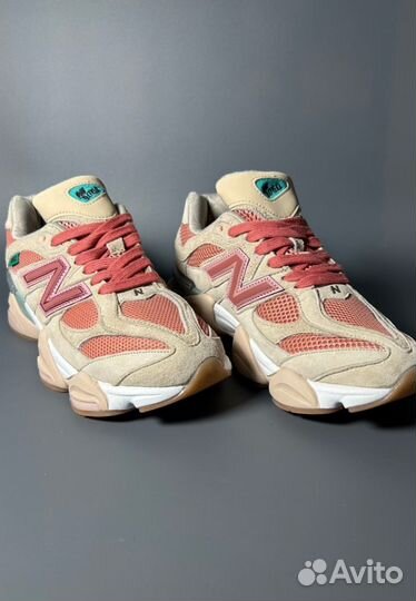 Кроссовки New Balance 9060 Cookie Pink Люкс