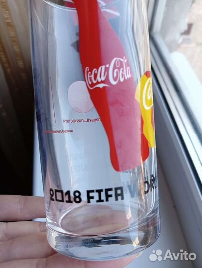 Стакан стекло кока кола фифа 2018
