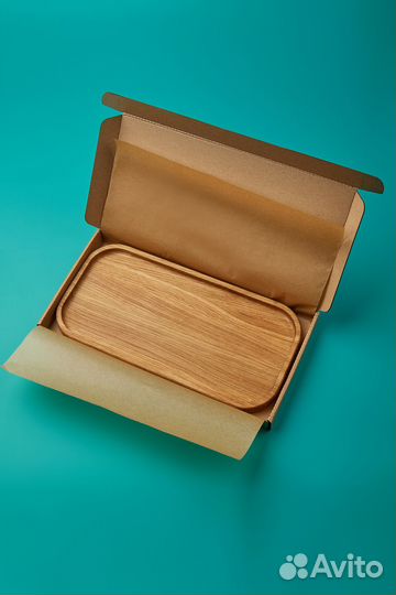 Поднос деревянный из Дуба