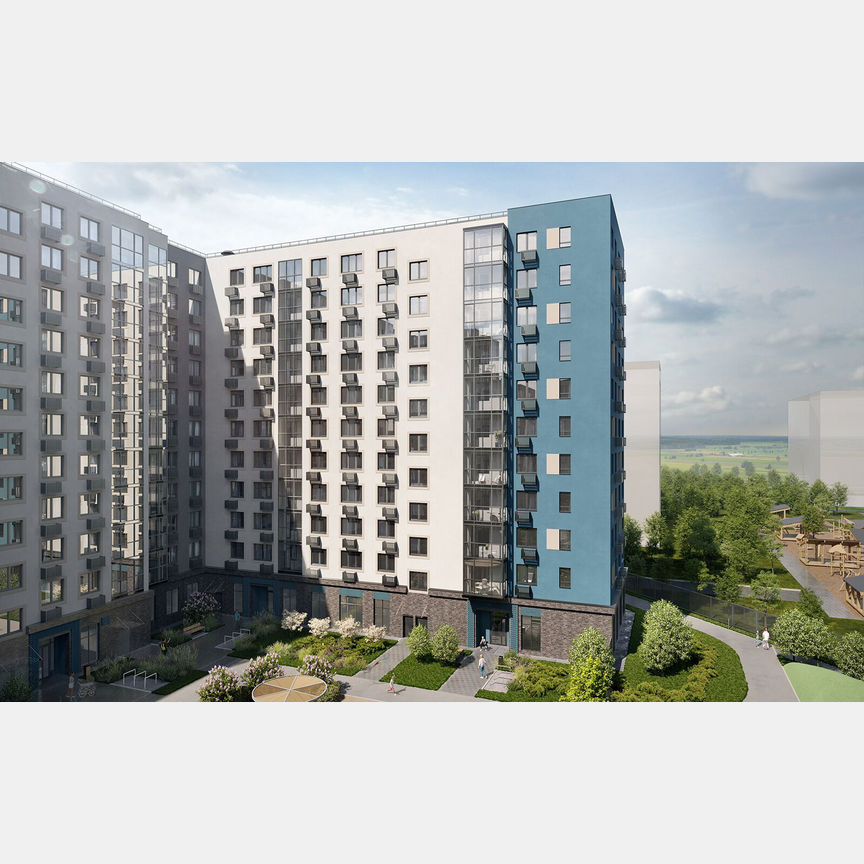 1-к. квартира, 38,9 м², 2/11 эт.