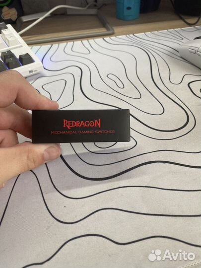 Свичи для клавиатуры redragon (красные)