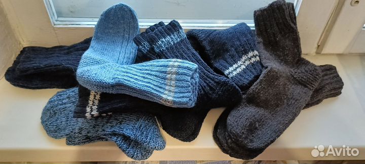 Носки вязаные ручной работы мужские, женские