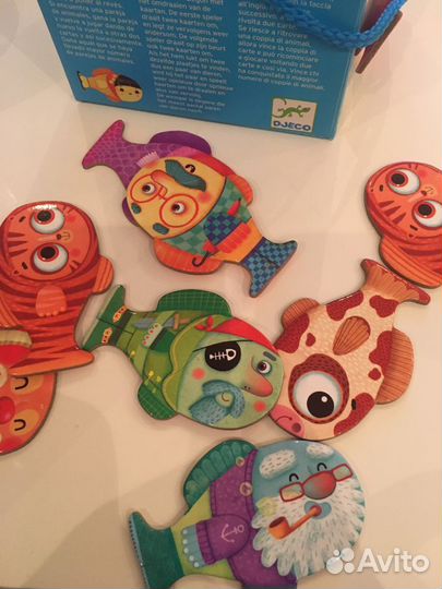 Настольная игра djeco Memo рыбки