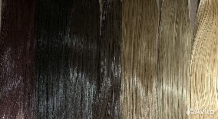 Волосы для наращивания - термоволокно, канекалон