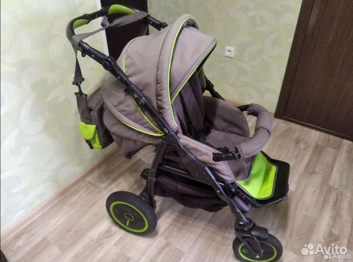 Коляска 2 в 1 adamex champion
