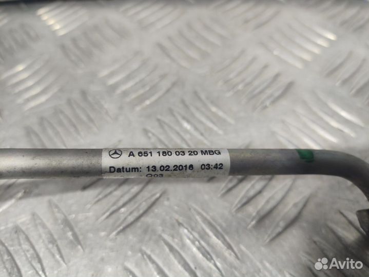 Б/У Трубка турбины подачи масла Mercedes#004