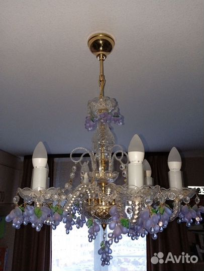 Люстра хрустальная богемия Чехия