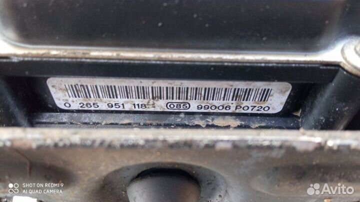 Блок ABS Smart Fortwo 2009