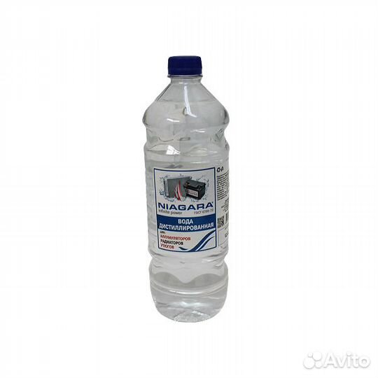 Вода дистиллированная 1,5л Ниагара /9/468