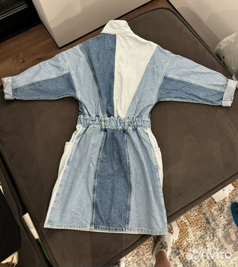 Джинсовое платье stradivarius размер s