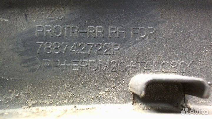 Молдинг крыла Renault Koleos 2016, 2017