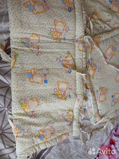 Бортики в детскую кроватку