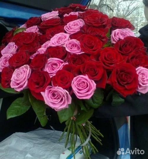 Цветы розы букет