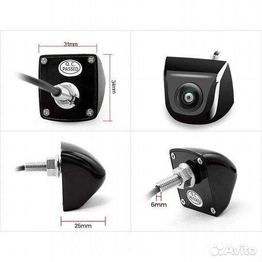 Камера заднего вида AHD винтовая