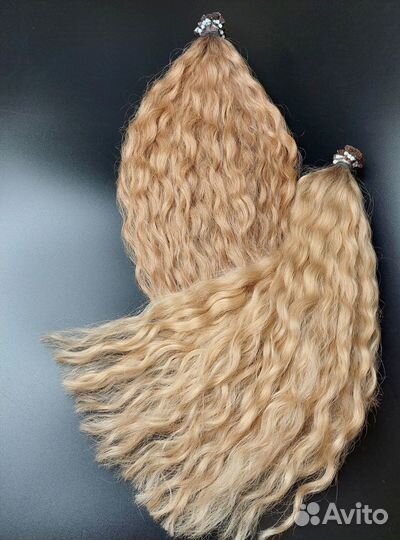 Волосы для наращивания Exclusive +, кудри, опт