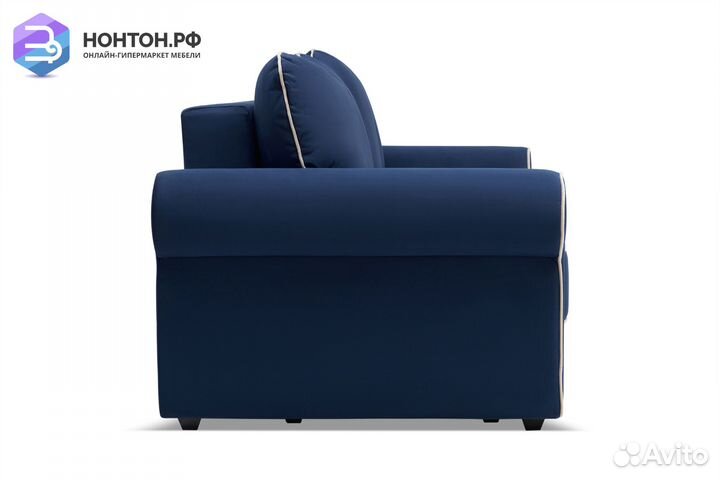 Диван еврокнижка Прованс 3-х местный темно-синий