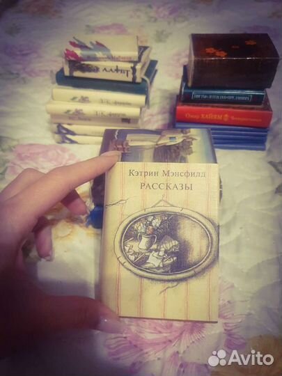 Книга в миниатюре Кэтрин Мэнсфилд Рассказы 1988г