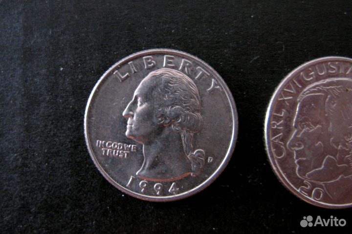 Монеты/10 франков/25 центов/1 фунт/10 пфенингов