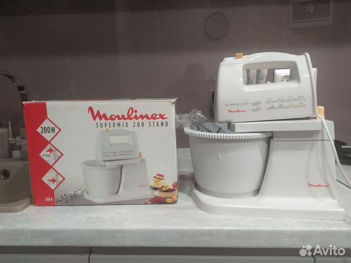 Миксер планетарный moulinex supermix 200