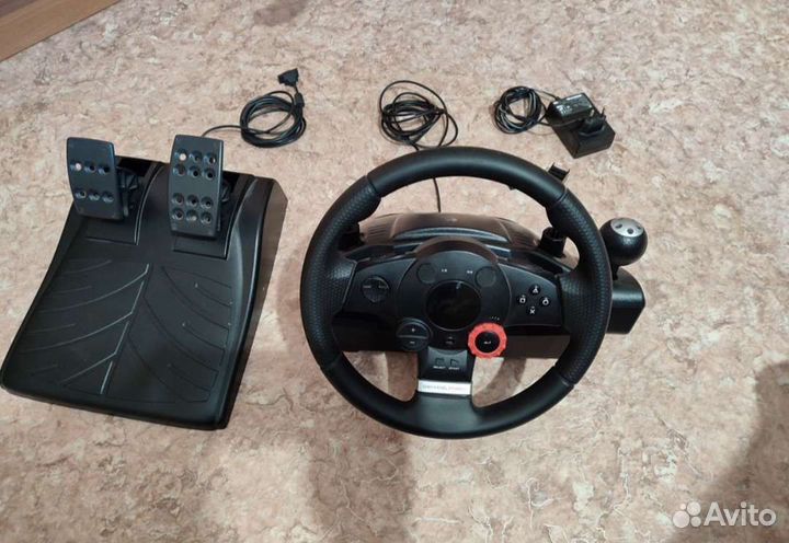 Руль Logitech driving force gt