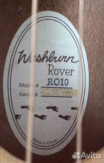 Гитара Travel Washburn Rover RO10