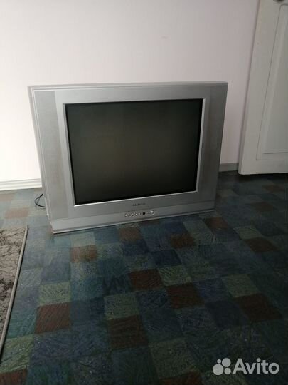 Телевизор Samsung кинескопный с цифровой приставко