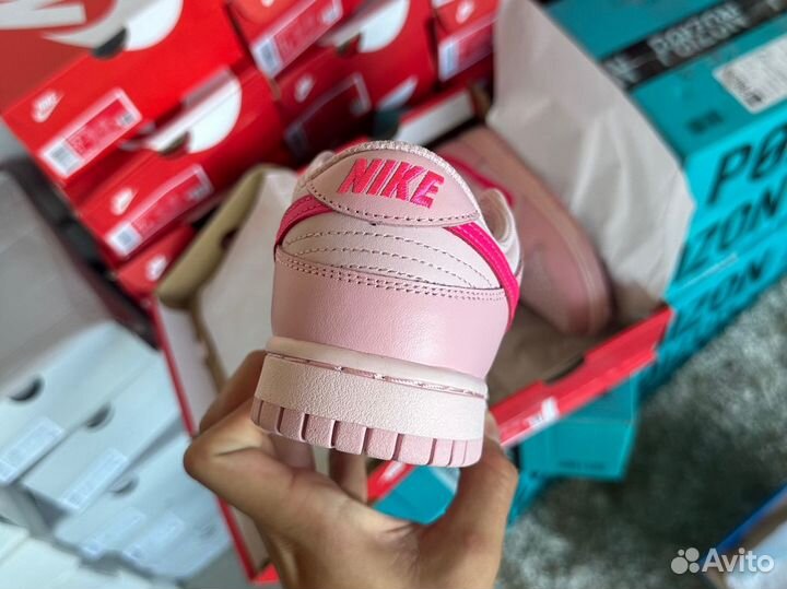 Nike Dunk Low Triple Pink Оригинал