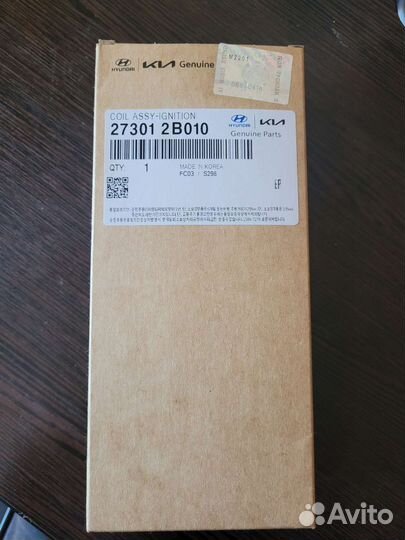 Катушка зажигания solaris