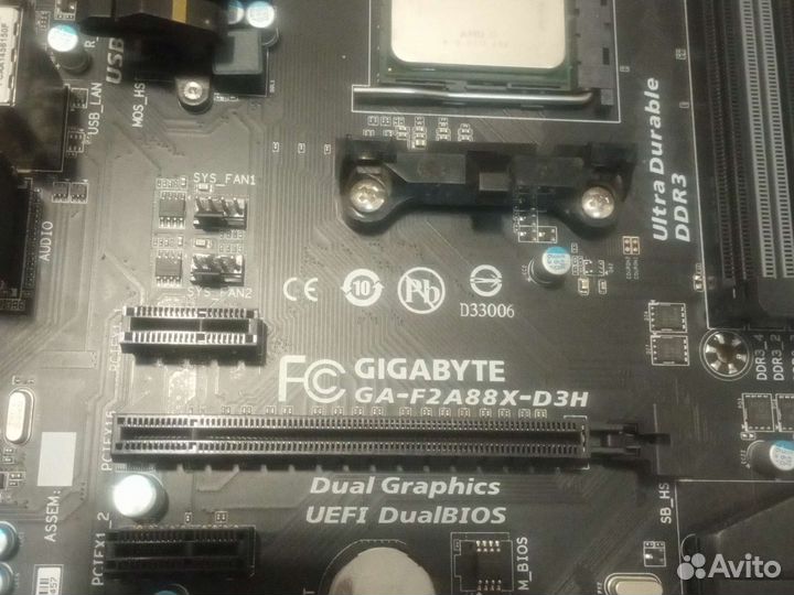 Материнская плата gigabyte с процессором fm2