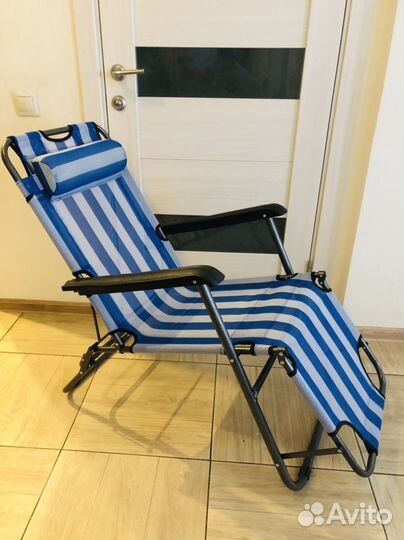 Шезлонг складной новый в наличии