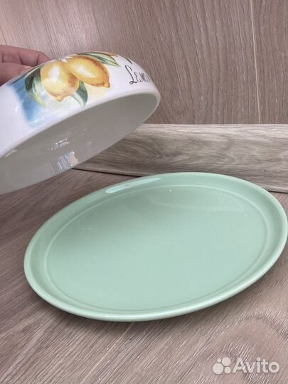 Бронь Блюдо для блинов с крышкой новая в коробке