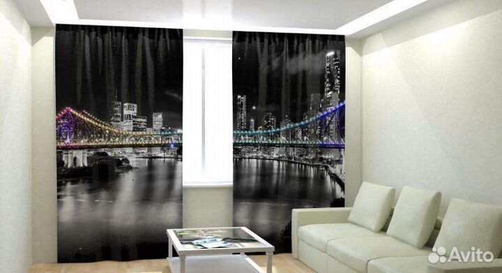 Шторы(мелкий брак) новые фотошторы
