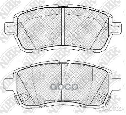 Колодки тормозные mazda demio 2007-2015 PN5544