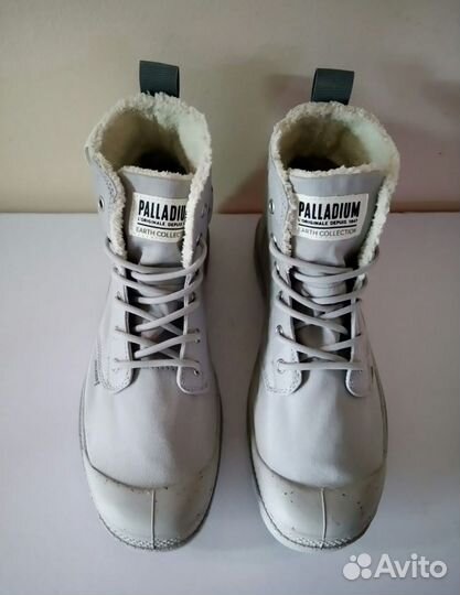 Кеды palladium pampa earth с мехом