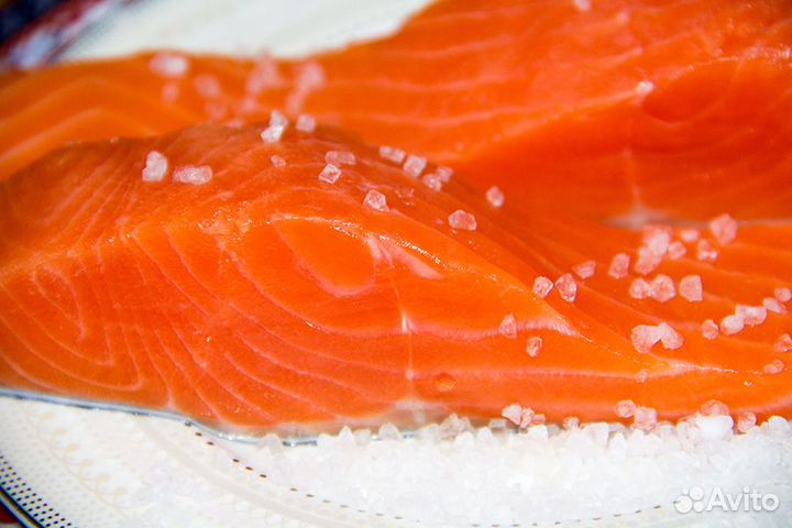 Кижуч, филе на коже